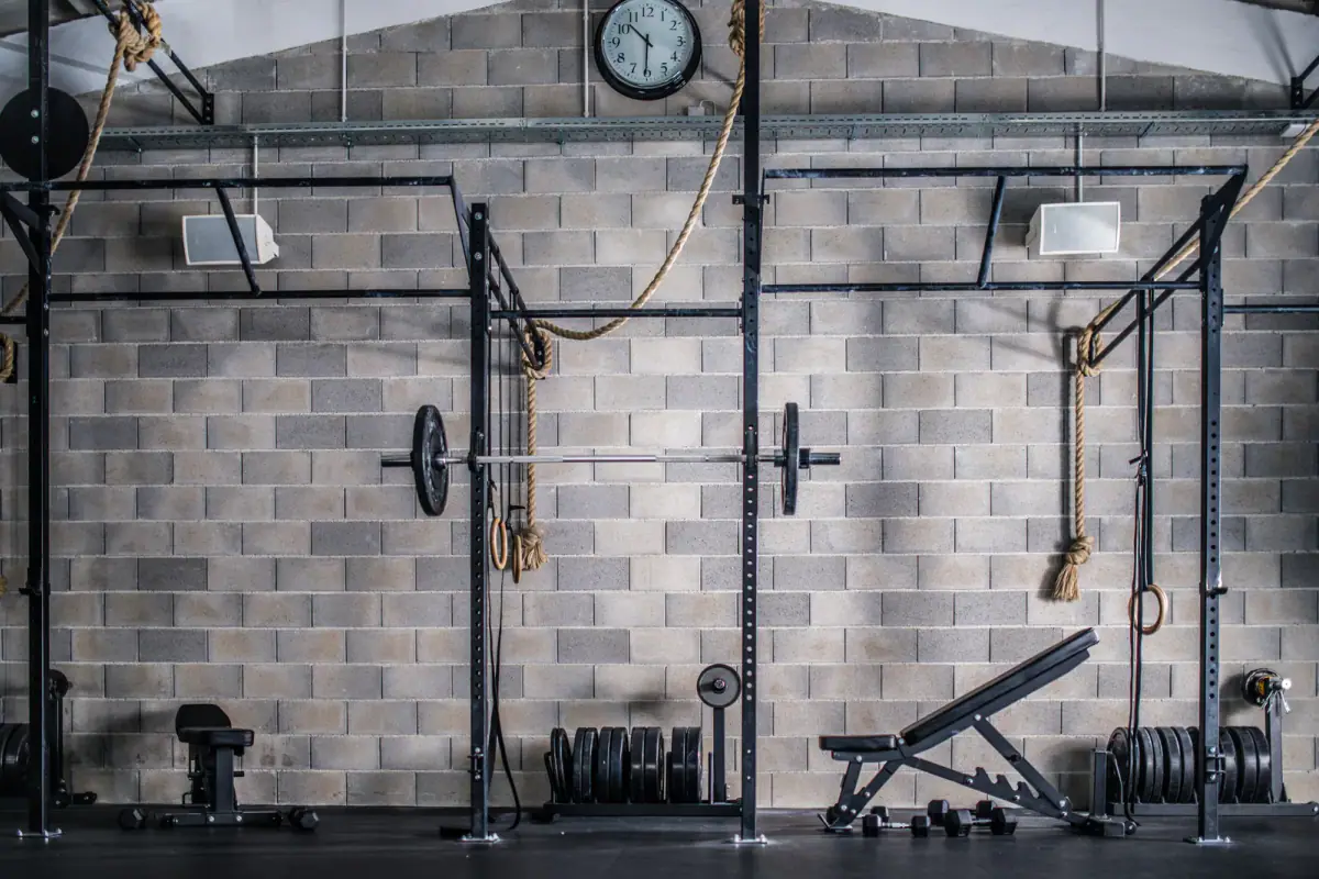 Gym interior set up for training sessions of any length