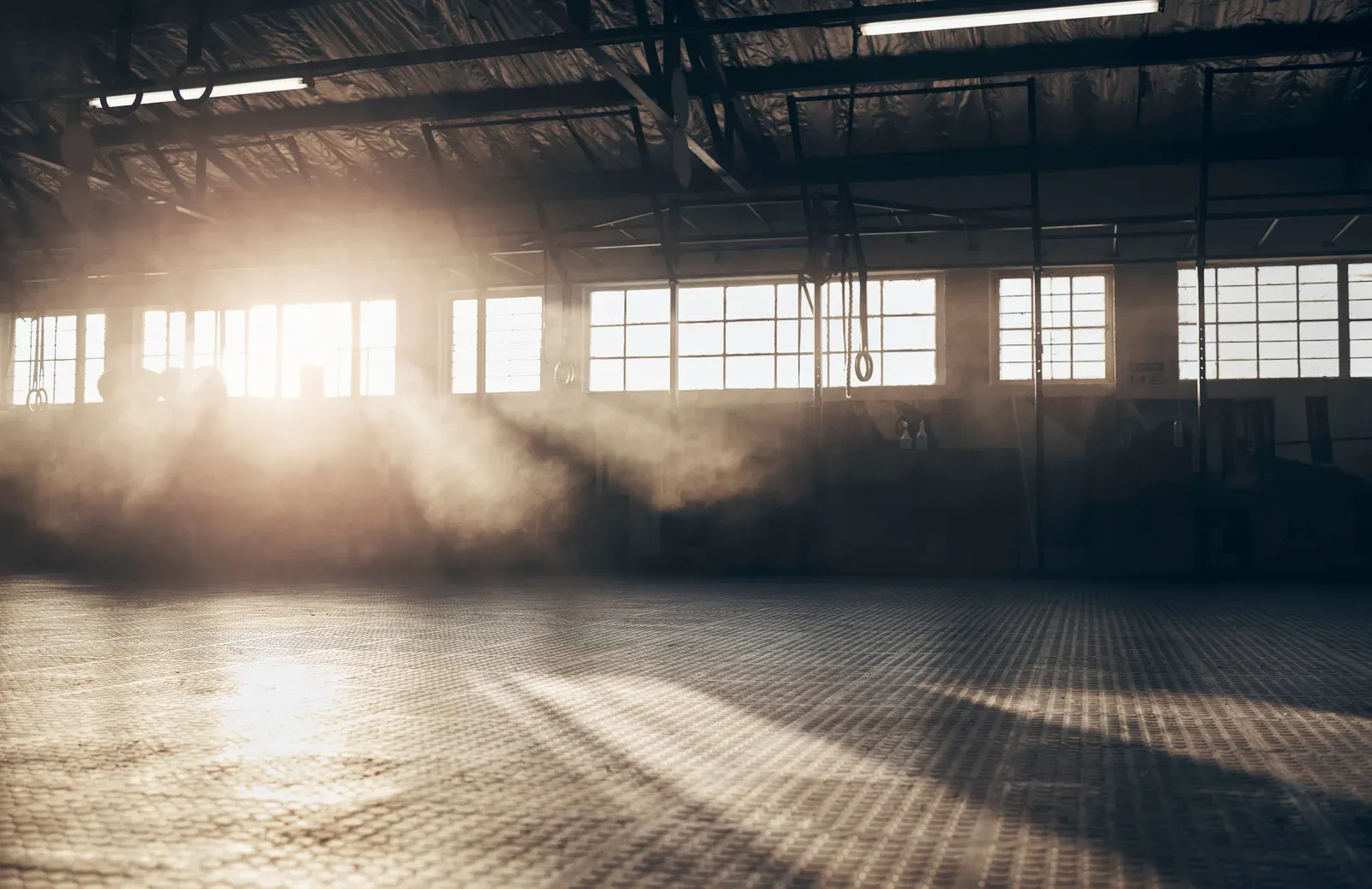 Empty gym, the scene a client may face when a personal trainer keeps canceling