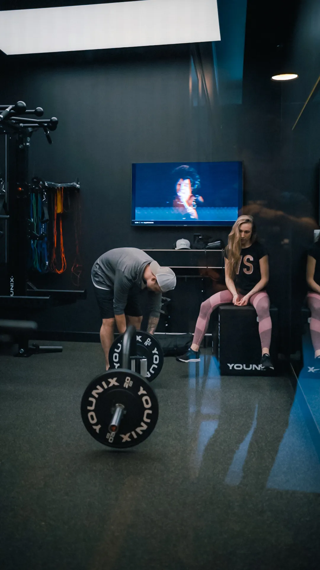 A personal training session inside a private FlexWerk space