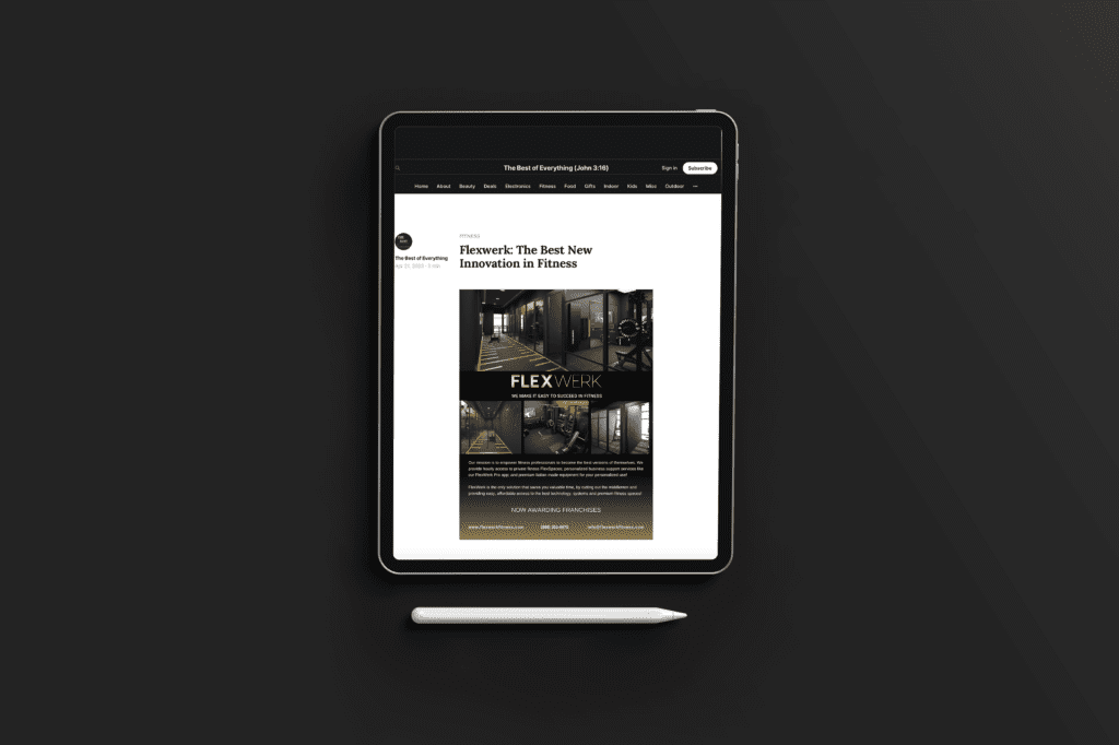 FlexWerk featured on the Best of Everything Website