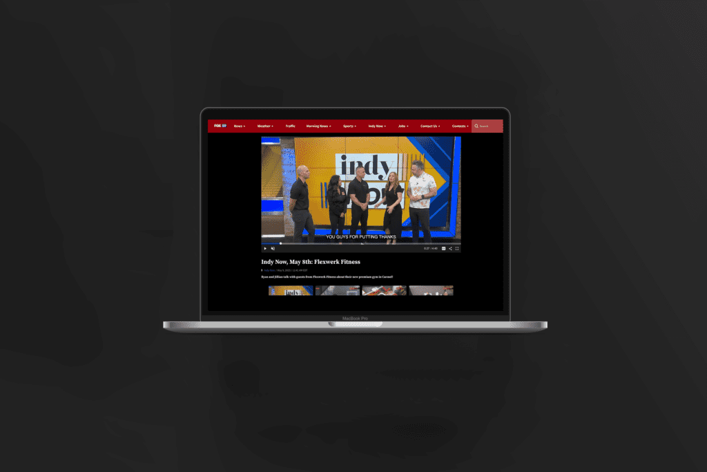 FlexWerk Fitness featured on Fox 59..